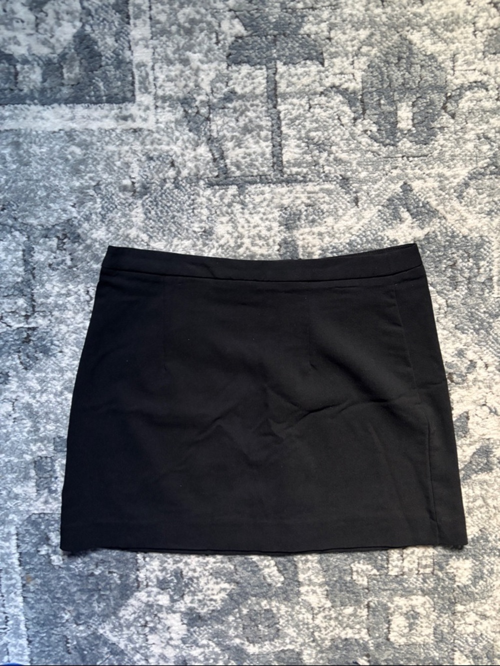 Express Black Stretchy Straight Mini Skirt